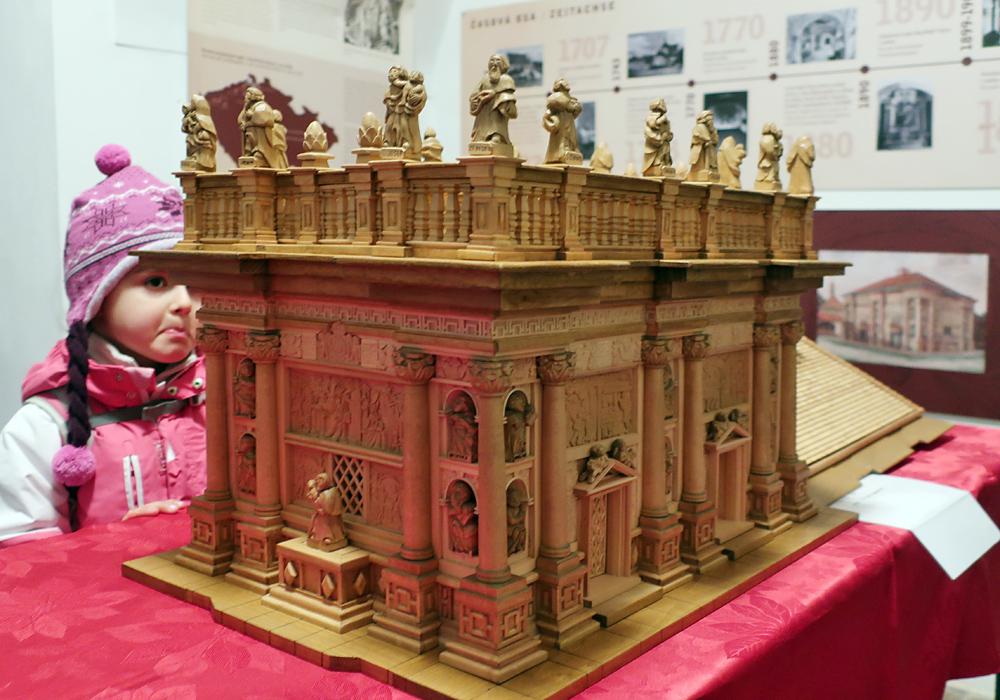 Model loretnsk kaple v Rumburku