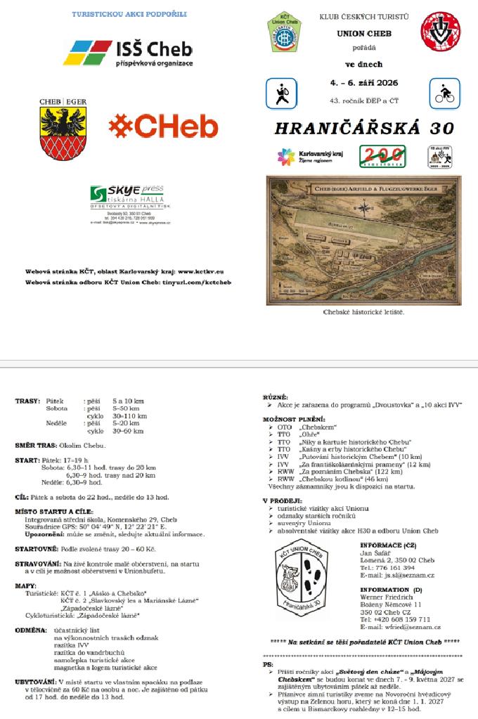 Datum konání: 4. 9. 2026