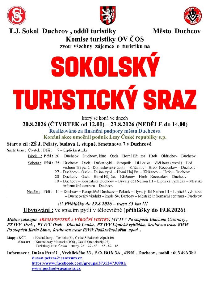 Datum konání: 20. 8. 2026