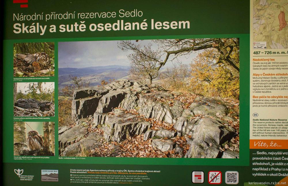 Informa�n� panel NPR Lev�nsk� sedlo.