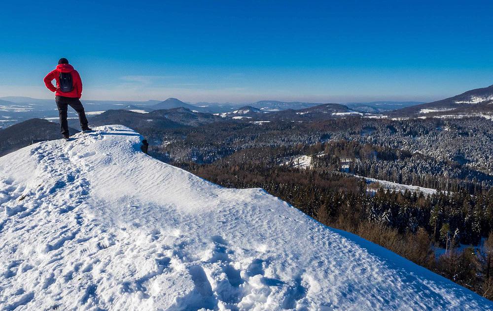 St�edn� vrch - v�hled na �esk� a Sask� �v�carsko.