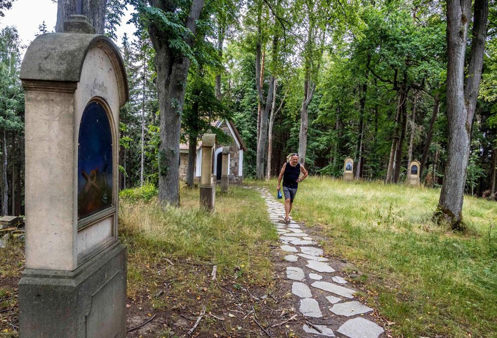 K��ov� cesta na vrchu J�chym u Lipov� (�esk� Nizozem�).