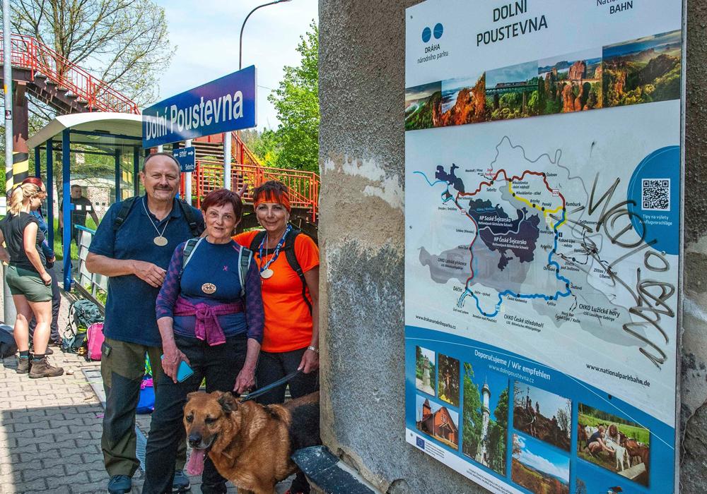 Severn� stopou 2023 - mezin�rodn� turistick� pochod v Doln� Poustevn�
