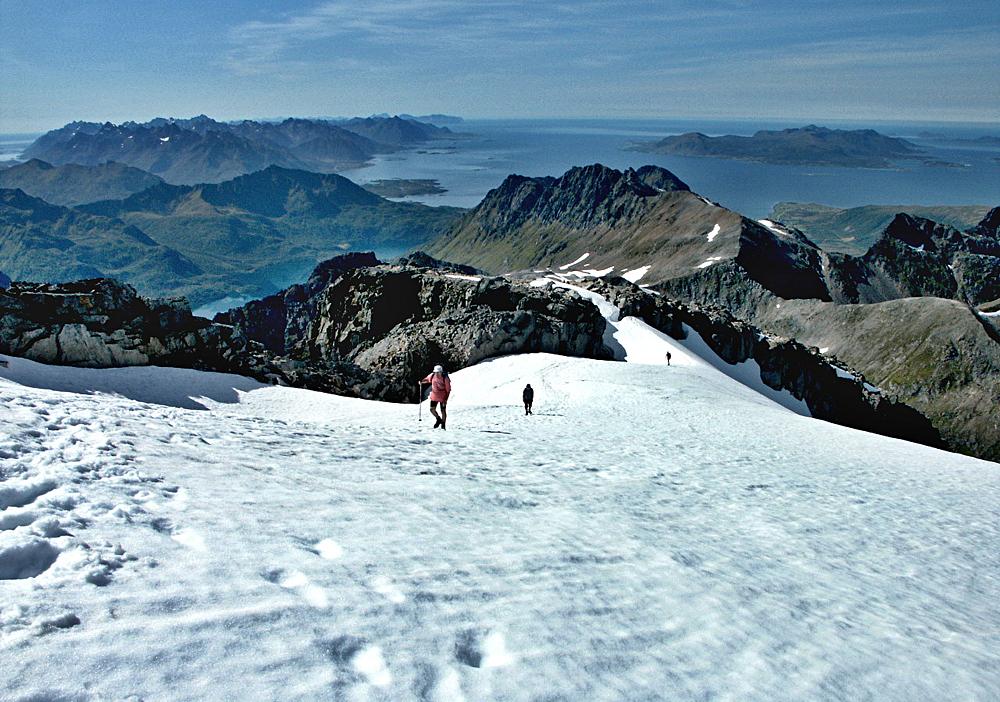 Hornat� krajina v Norsku. Oblast Jotunheimen.