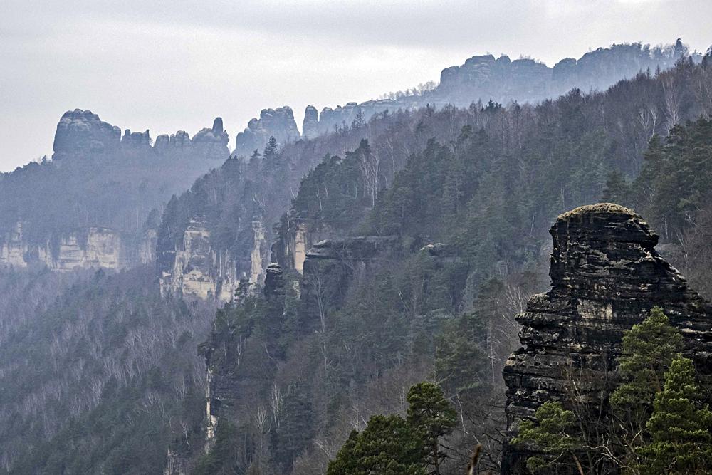Schrammsteine - �ask� �v�carsko.