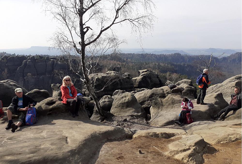 Affensteine (Opi�� sk�ly) - vyhl�dka Carolafelsen - Sask� �v�carsko