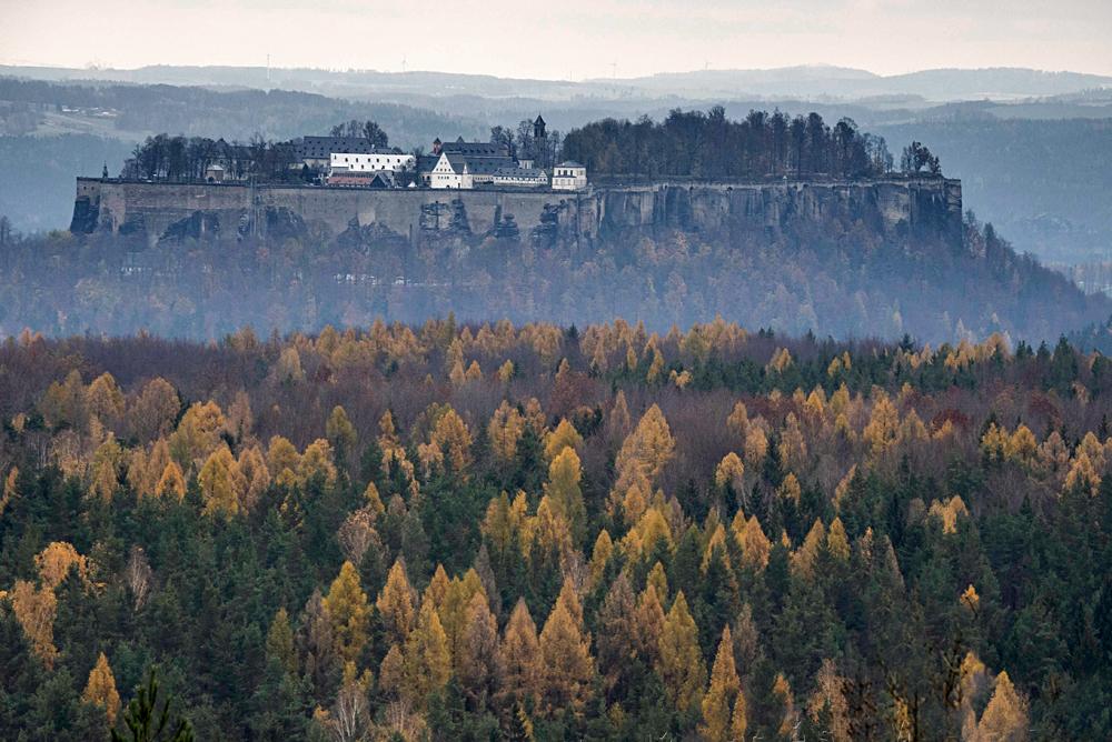 Pavnost K�nigstein v Sask�m �v�carsku.
