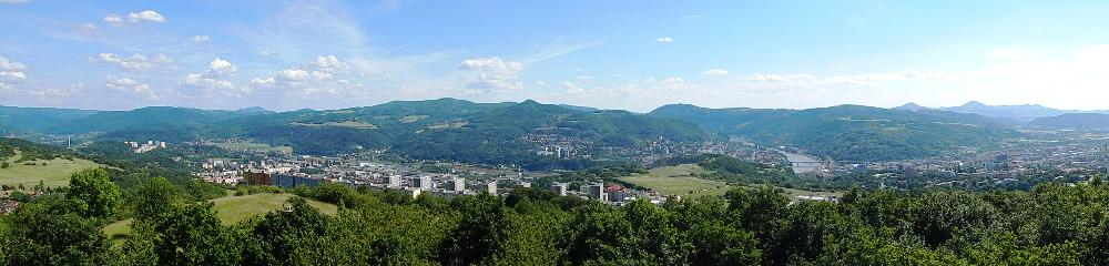 V�hled z rozhledny od v�chodu po jih.