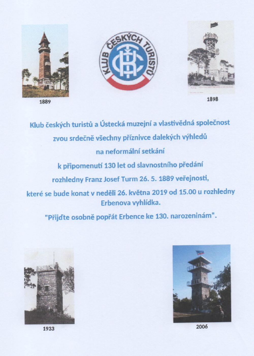 "P�ij�te osobn� pop��t Erbence ke 130. narozenin�m".