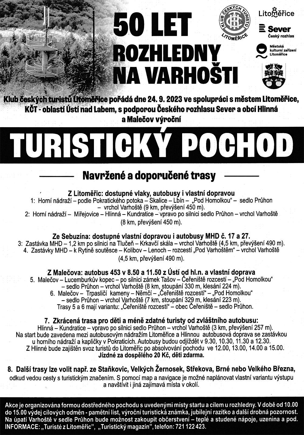 50 let rozhledny na Varho�ti 