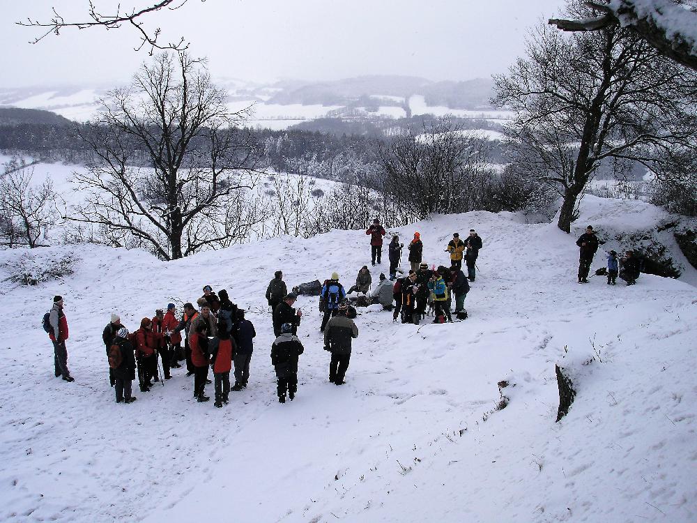 Novoro�n� v�stup na Blansko v roce 2008.