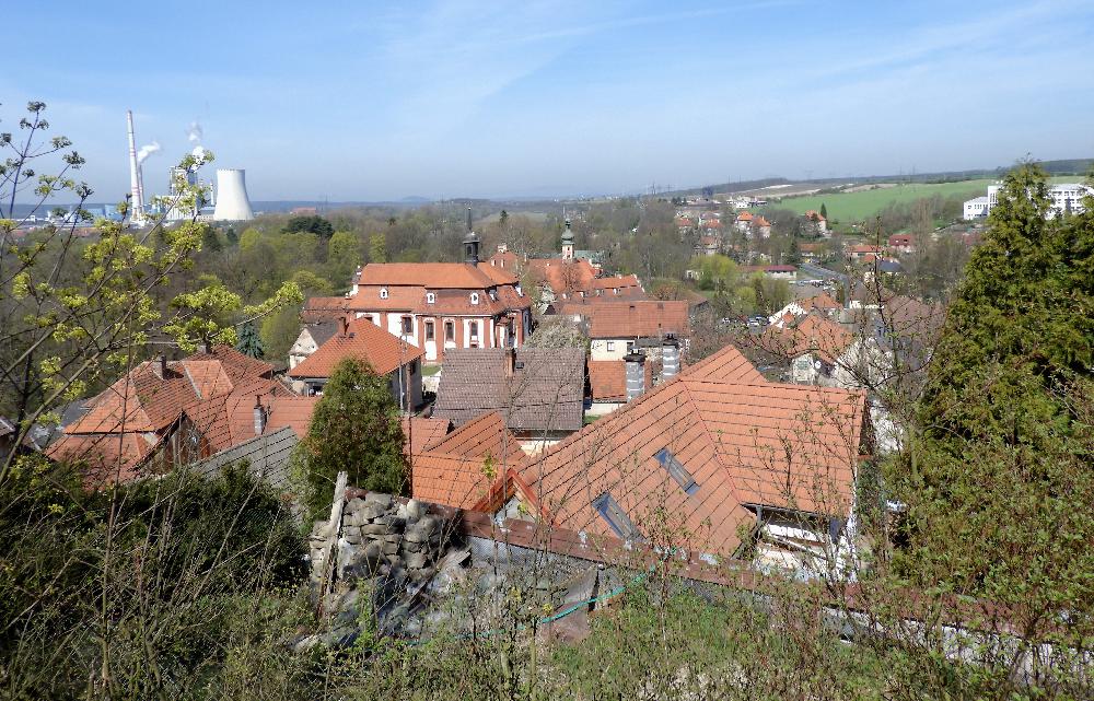 Pohled na Lib�chov od kaple sv. Ducha.