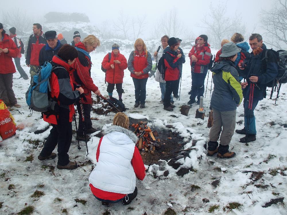 Novoro�n� v�stup na hrad Blansko - rok 2012.