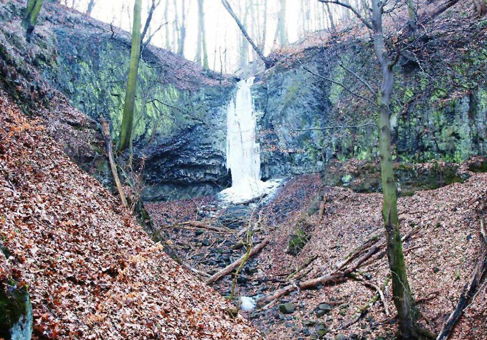 Budovsk� vodop�d ve Vl�� rokli pod Budovem.