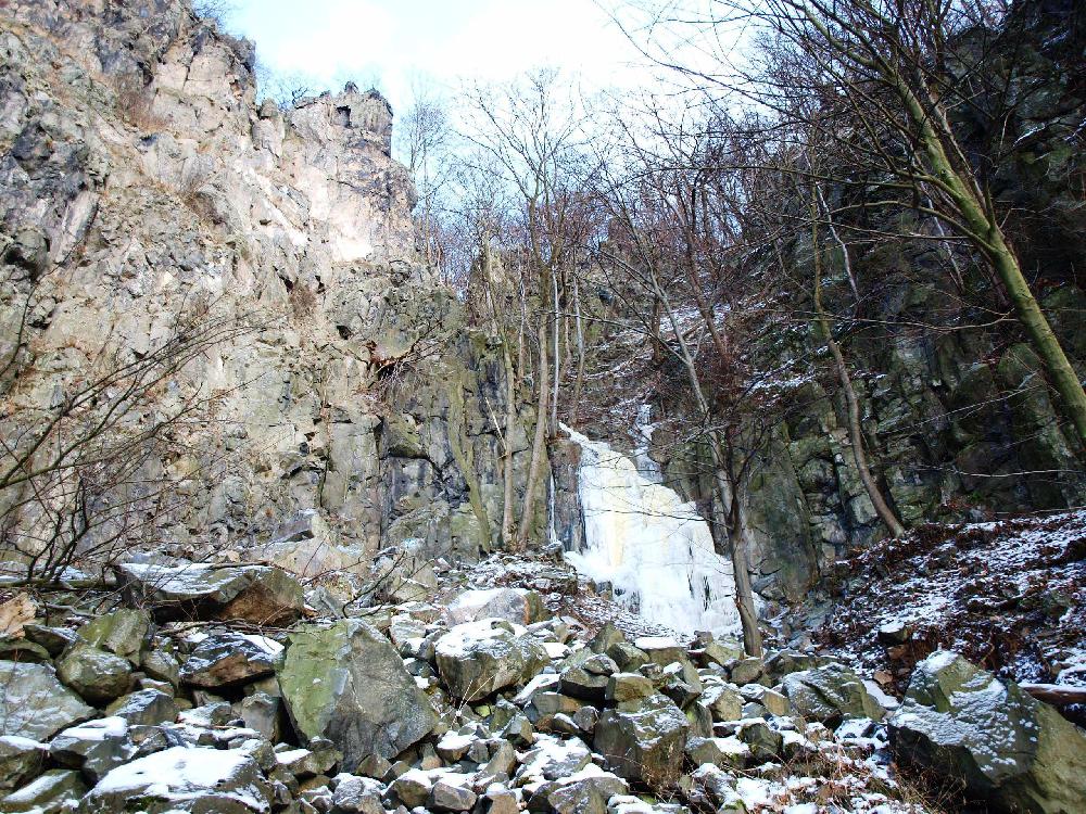 V��� vodop�d v Pr��elsk� rokli.