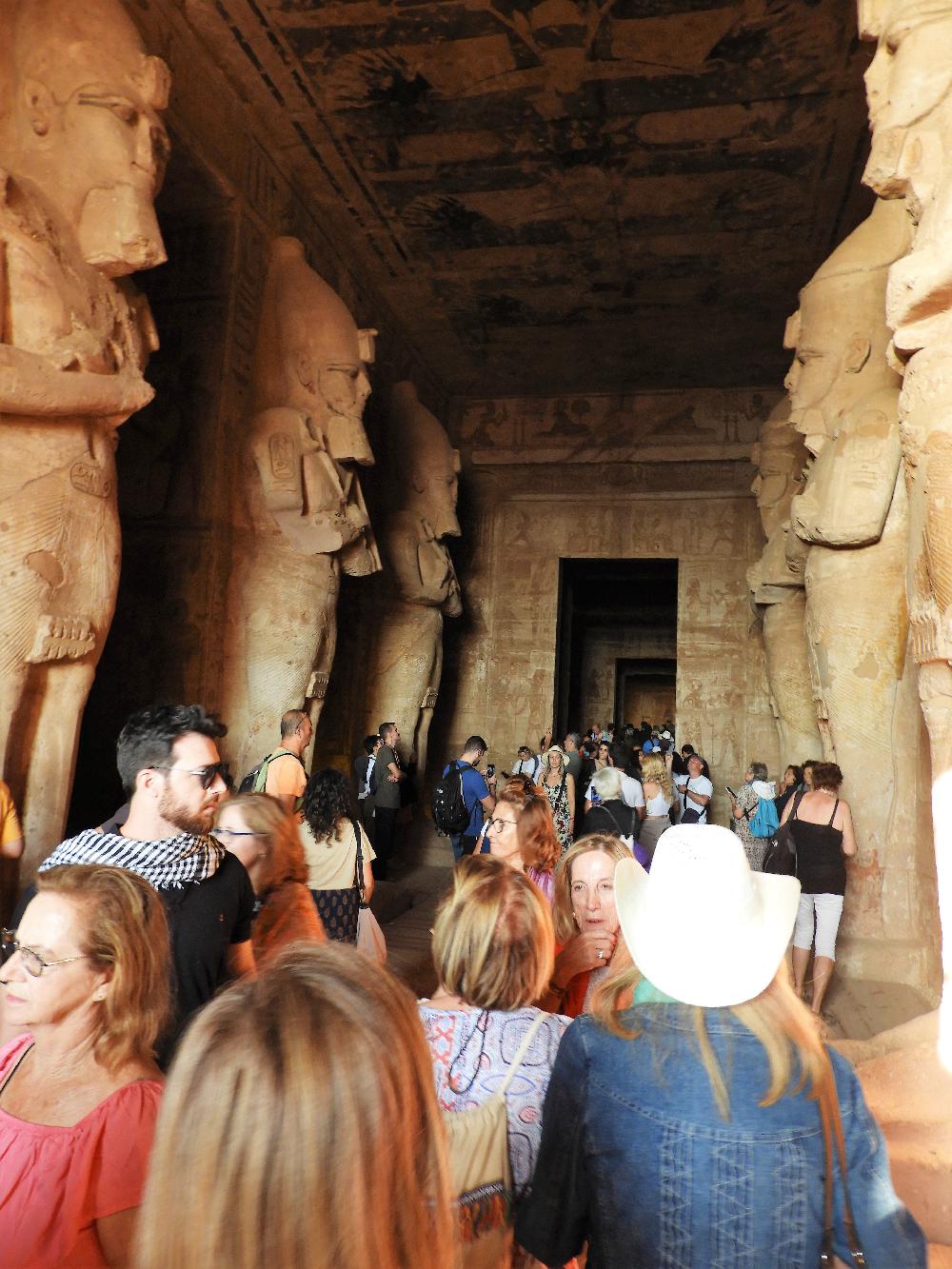 Vstup do chr�mu Ab� Simbel.