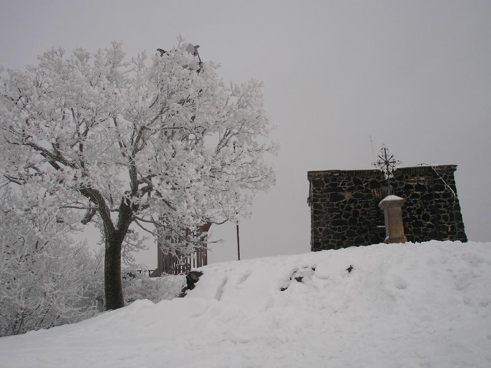 Rozhledna na Lovo�i na Silvestra 2010