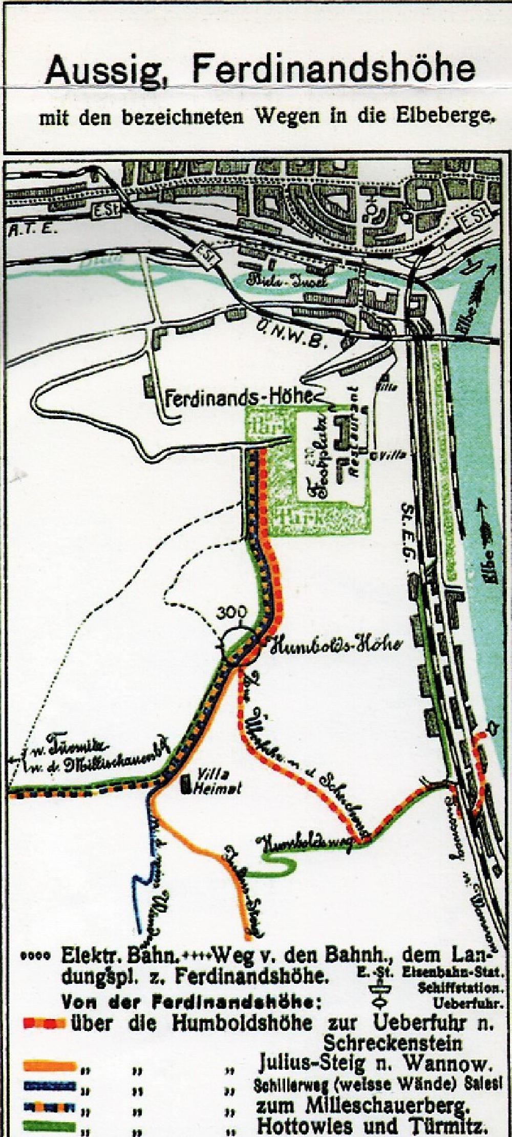 N�meck� turistick� mapa.