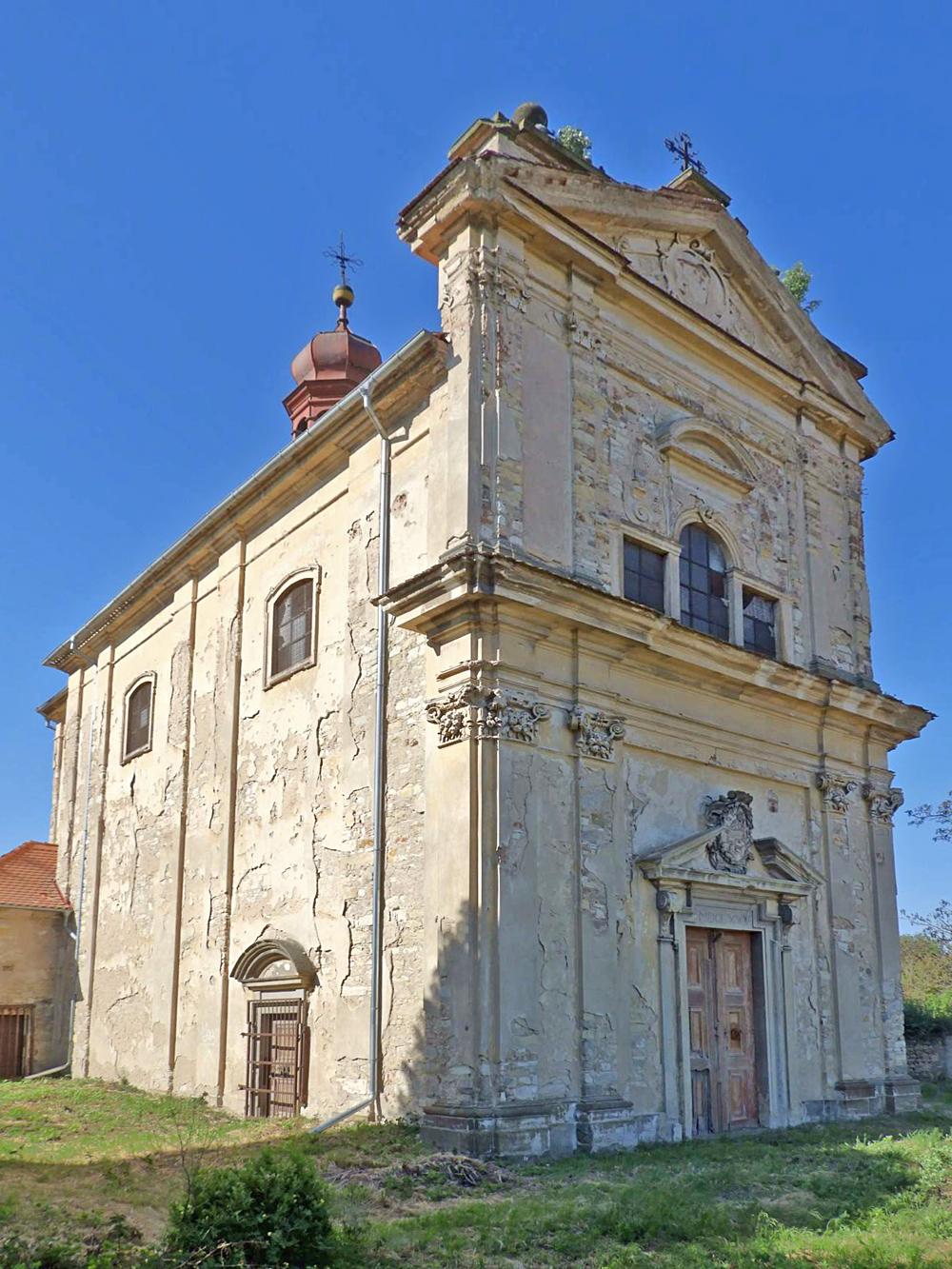 Kostelu sv. Jilj� v Dol�nk�ch nad Oh��.