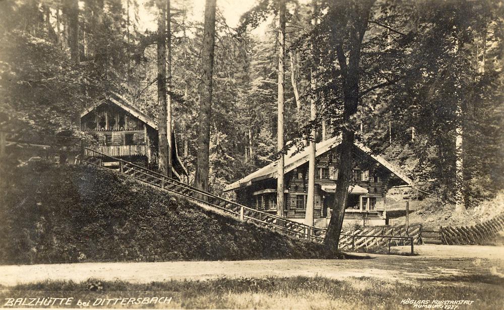 Chaty na Tok�ni v roce 1927.