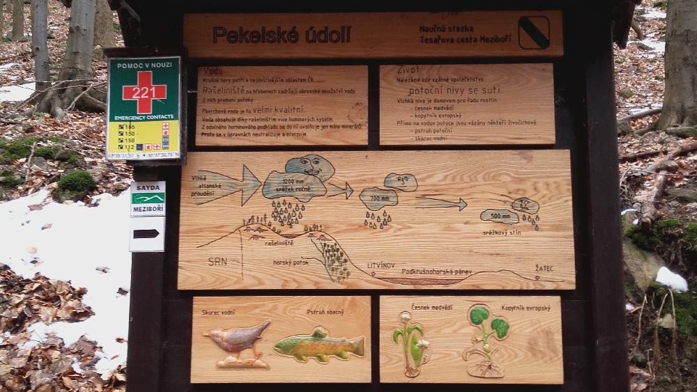 Pekelsk� d�l k��� Tesa�ovu stezku dvakr�t.