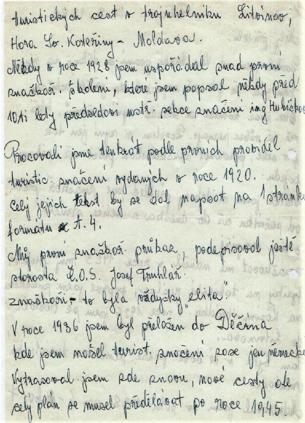 Josef Pa��zek p�e 17.3.1980 komisi zna�en� Svazu turistiky S� kraje. 2. str.