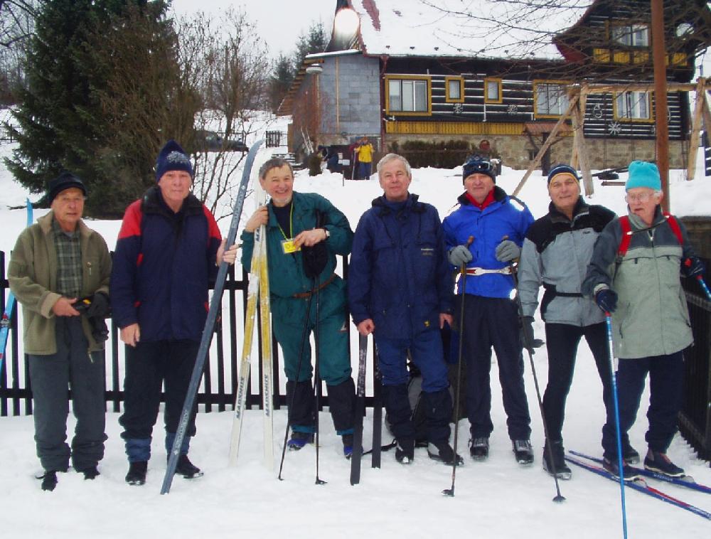 Mezin�rodn� zimn� sraz Mosty u Jablunkova 2008 s Ing. Herchlem a Ing. Havelkoul.