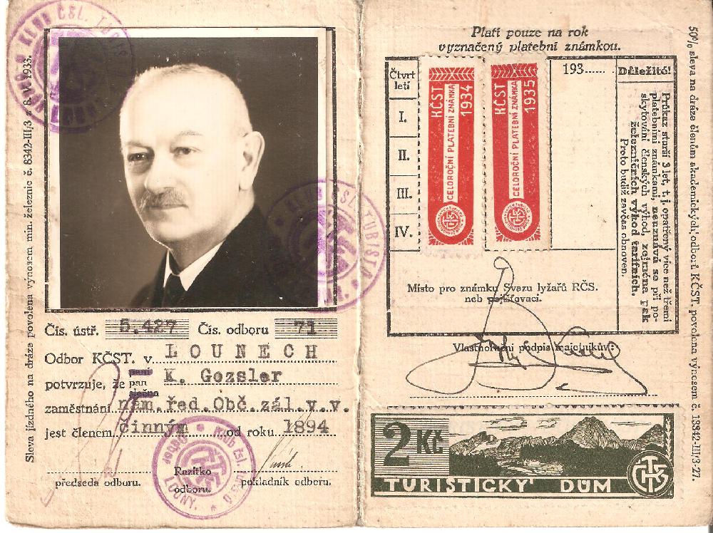 Karel Goszler �lensk� pr�kaz