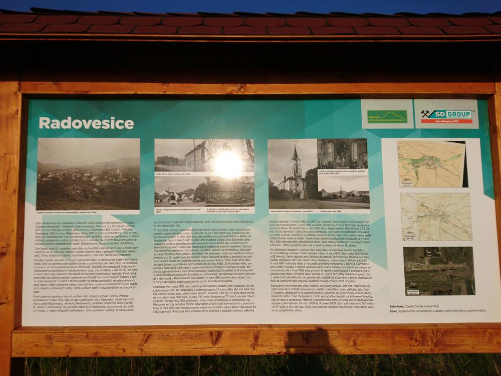 Informa�n� panel o obci Radovesice