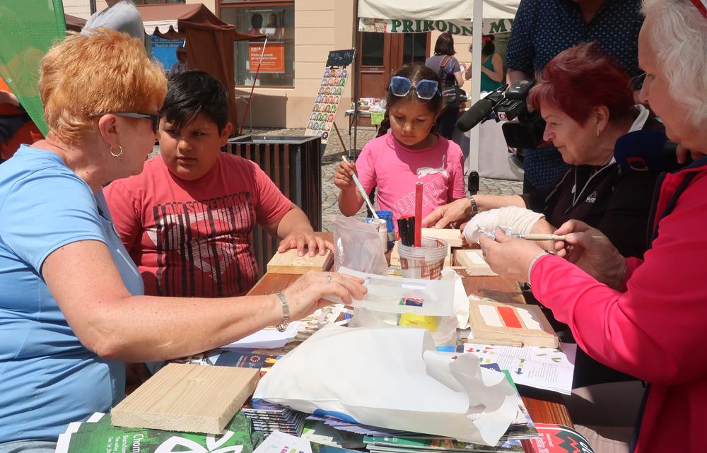 Zna�ka�sk� d�lni�ka na turistick�m festivalu v �esk� Kamenici.