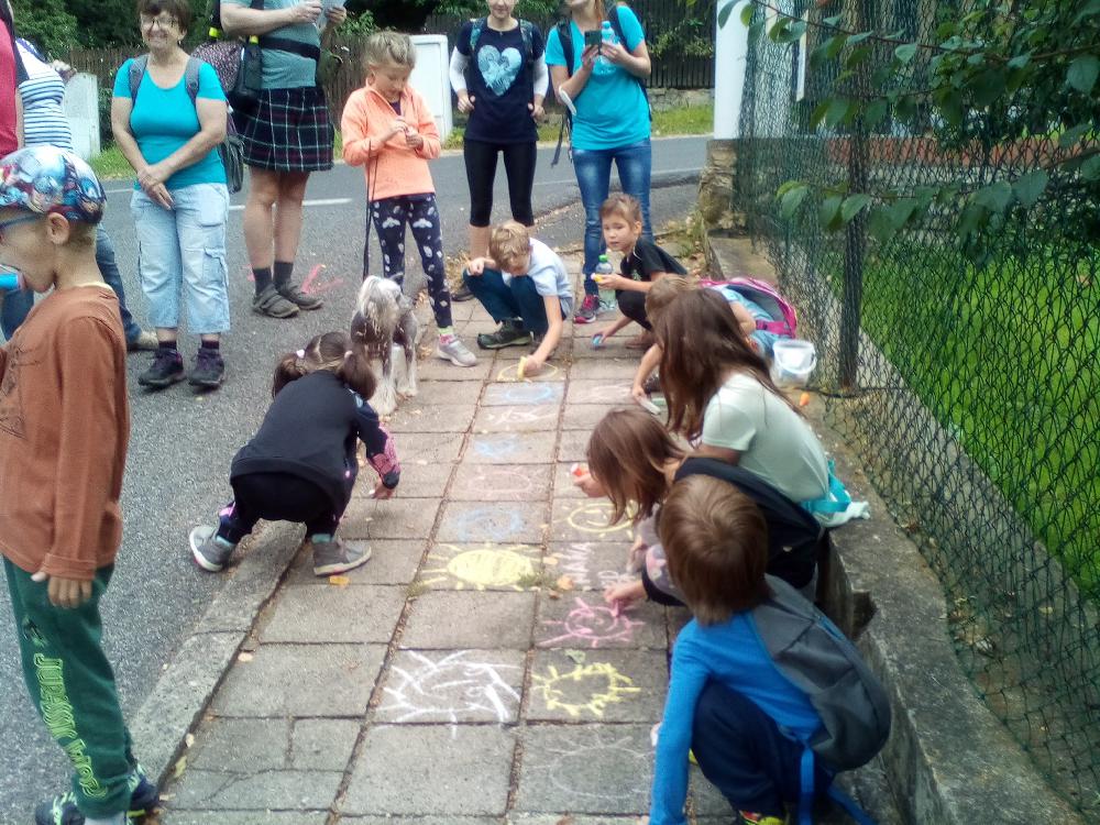 Zaj�mav� �koly na trase pochodu Bene�ovsk� rokle.