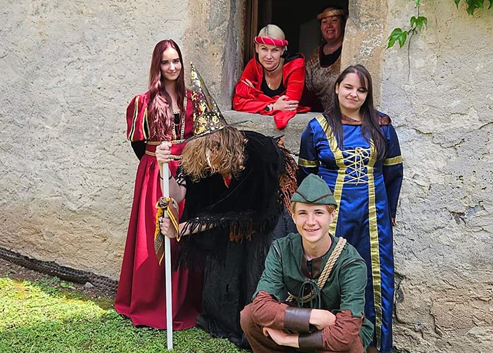 Z akce Zachra�te princeznu Antonii na z�mku Bene�ov nad Plou�nic�.