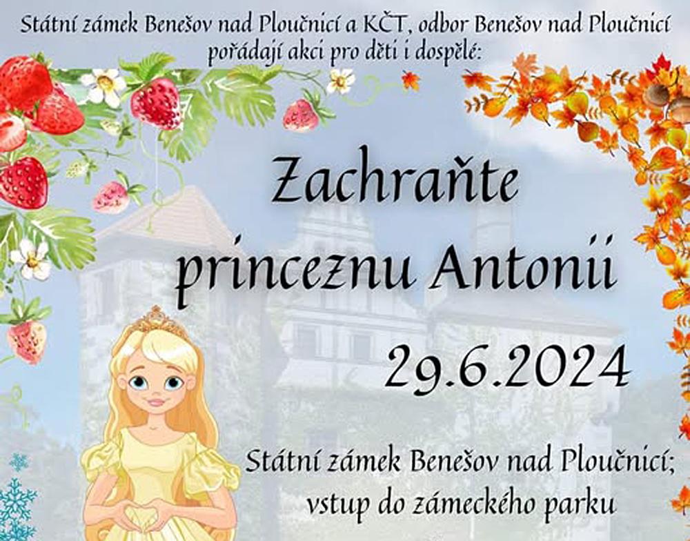 Zachra�te princeznu Antonii - z�itkov� hra na Bene�ovsk�m z�mku.