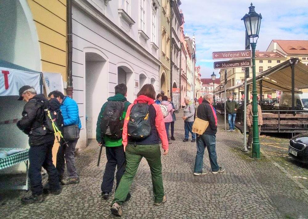 Na startu tradi�n� turistick� akce Litom��ick� pochody.
