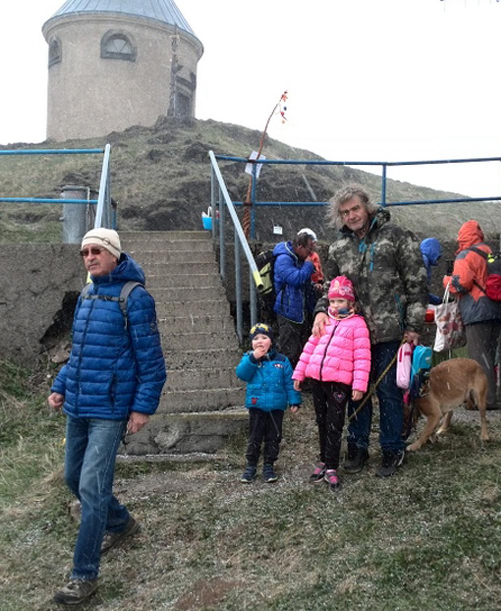 Turist� na M�dn�ku.