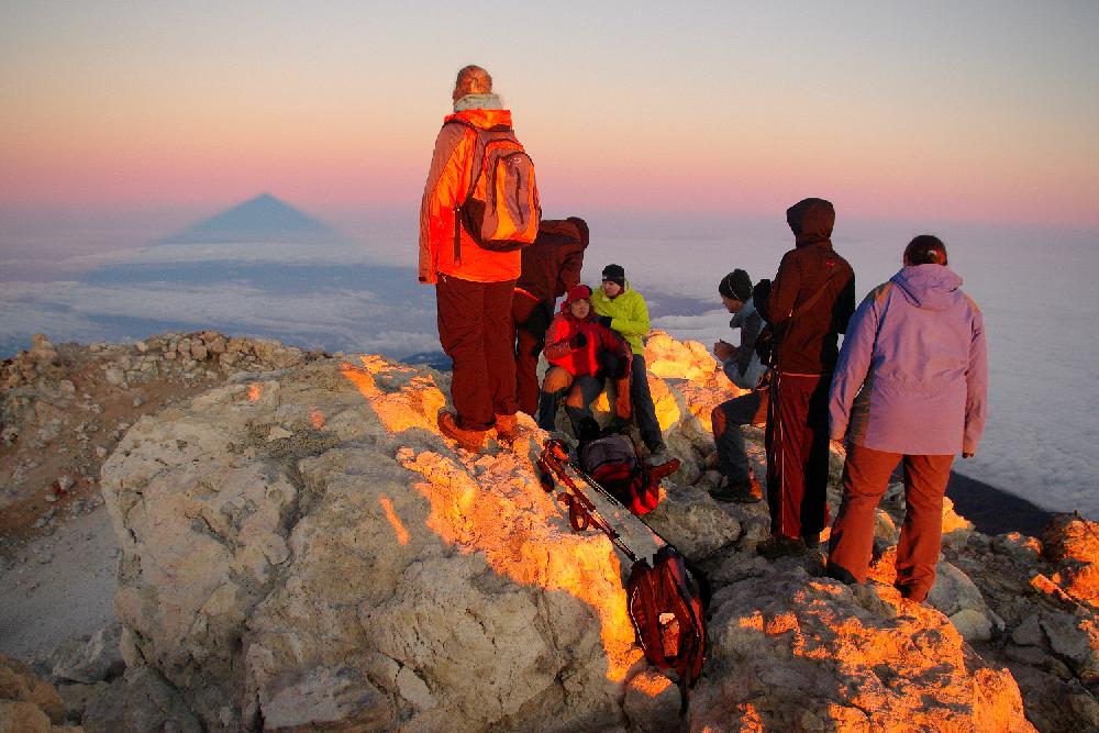 Na vrcholu Pico del Teide