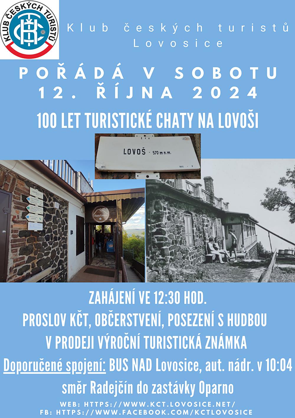 Pozv�nka - 100 let chaty na Lovo�i.