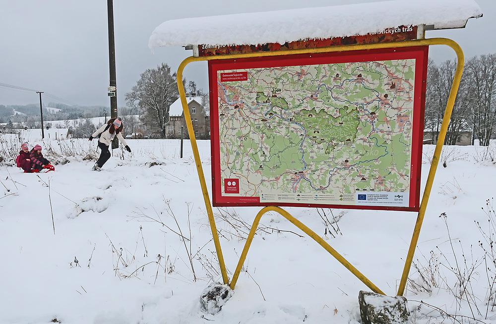 Mapa v Brtn�k�ch - v�robek �esk� �v�carsko o.p.s.