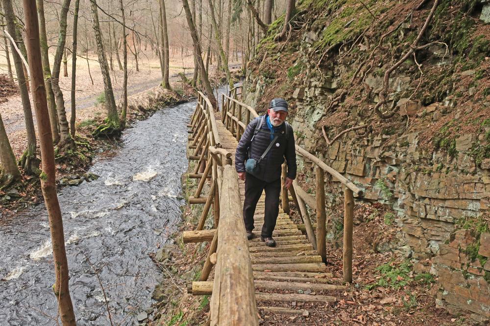Bezru�ovo �dol� - Turista na modr� trase.