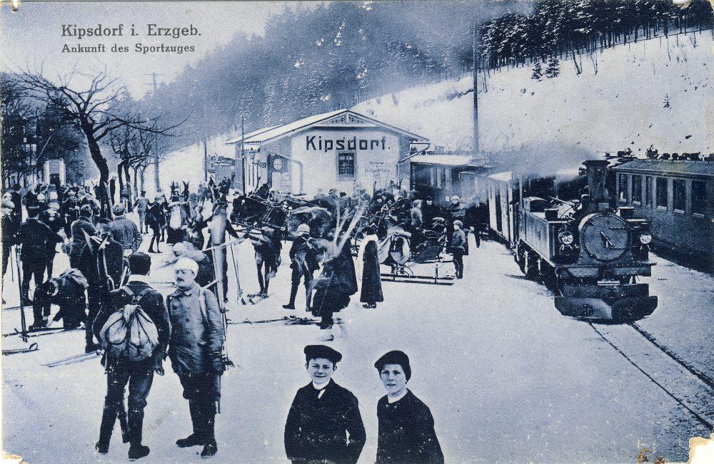  N�dra�� Kipsdorf - �eleznice Wei�eritz r. 1910