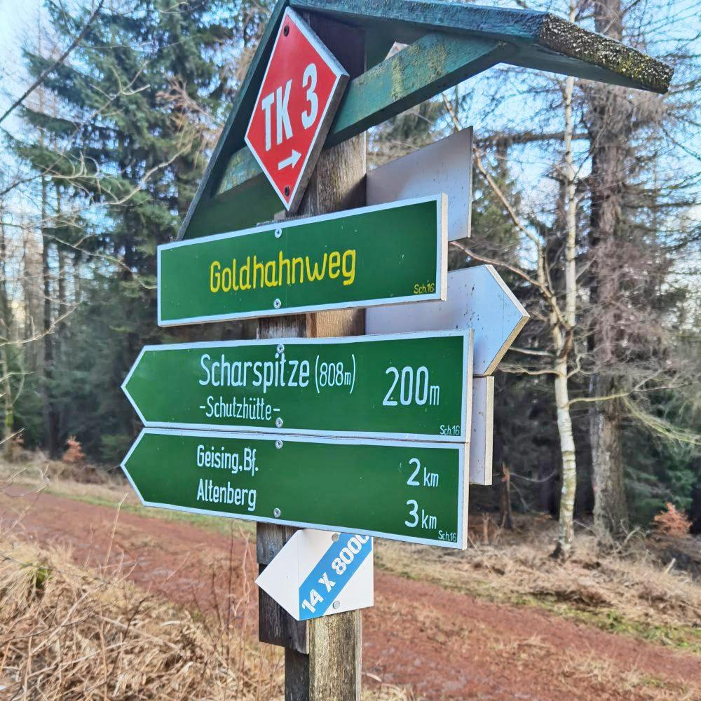 Schaarspitze - Kru�n� hory - Erzgebirge.