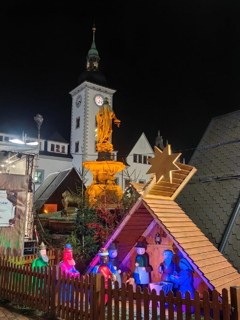 V�no�n� trh - Freiberg - Sasko