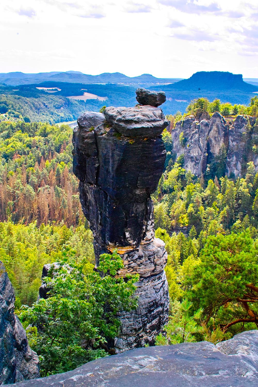 Wehlnadel v Sask�m �v�carsku v oblasti Bastei.