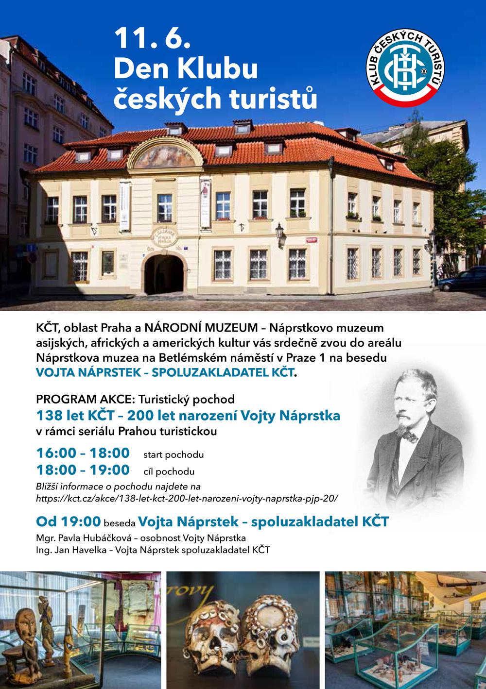 Pozv�nka na oslavu 200 let od narozen� Vojty N�prstka.