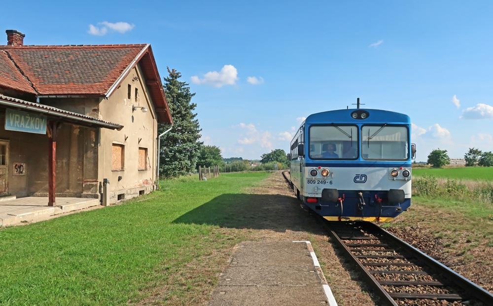 Pod�ipsk� motor��ek, stanice Vra�kov.