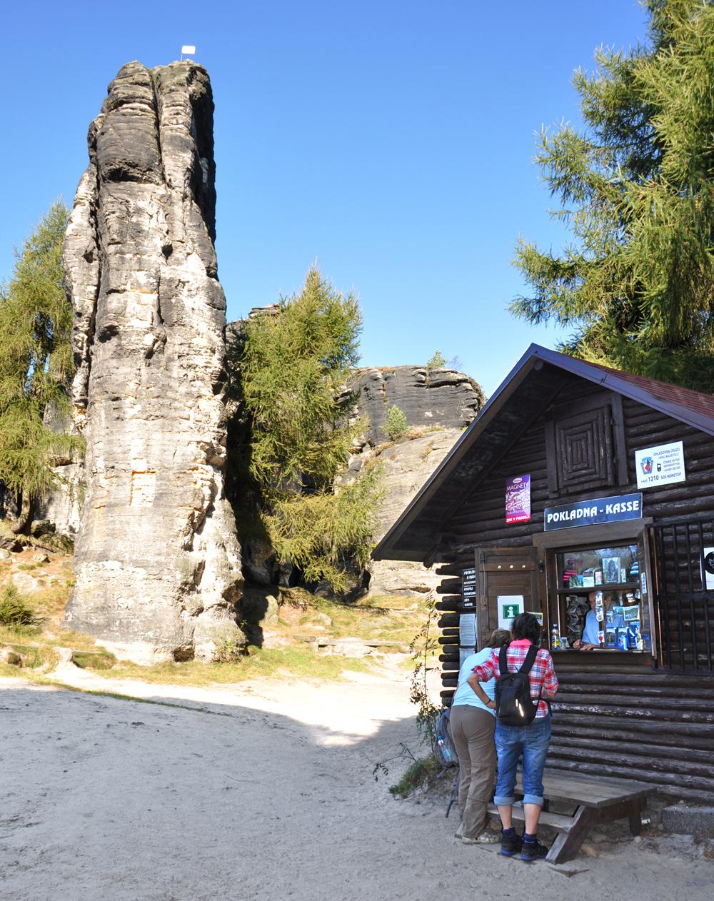 Skaln� m�sto Tis� - vstup do are�lu
