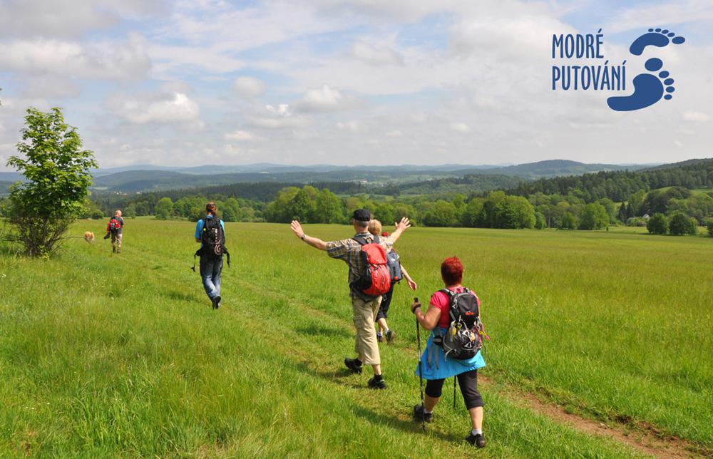Modr� putov�n� - pod Hrazen�m