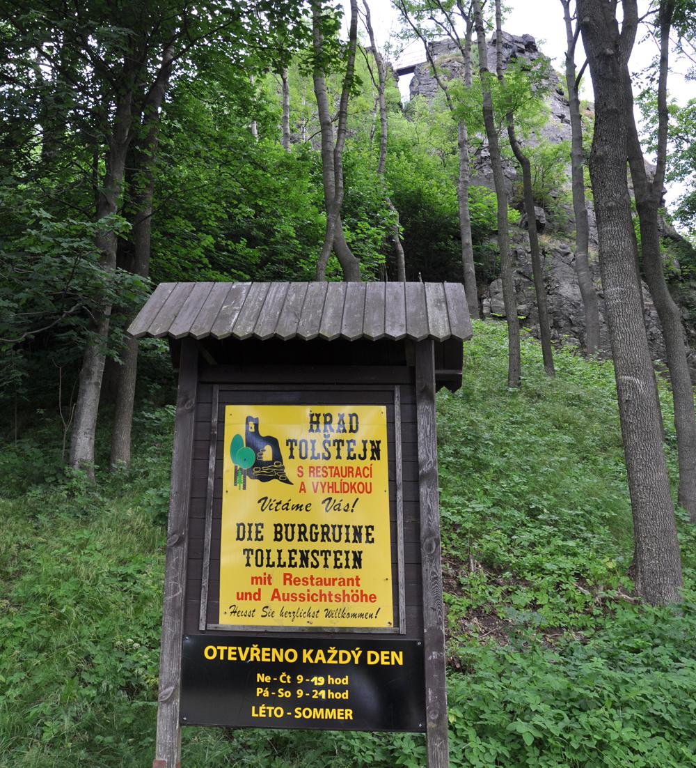 Hrad Tol�tejn - upout�vka