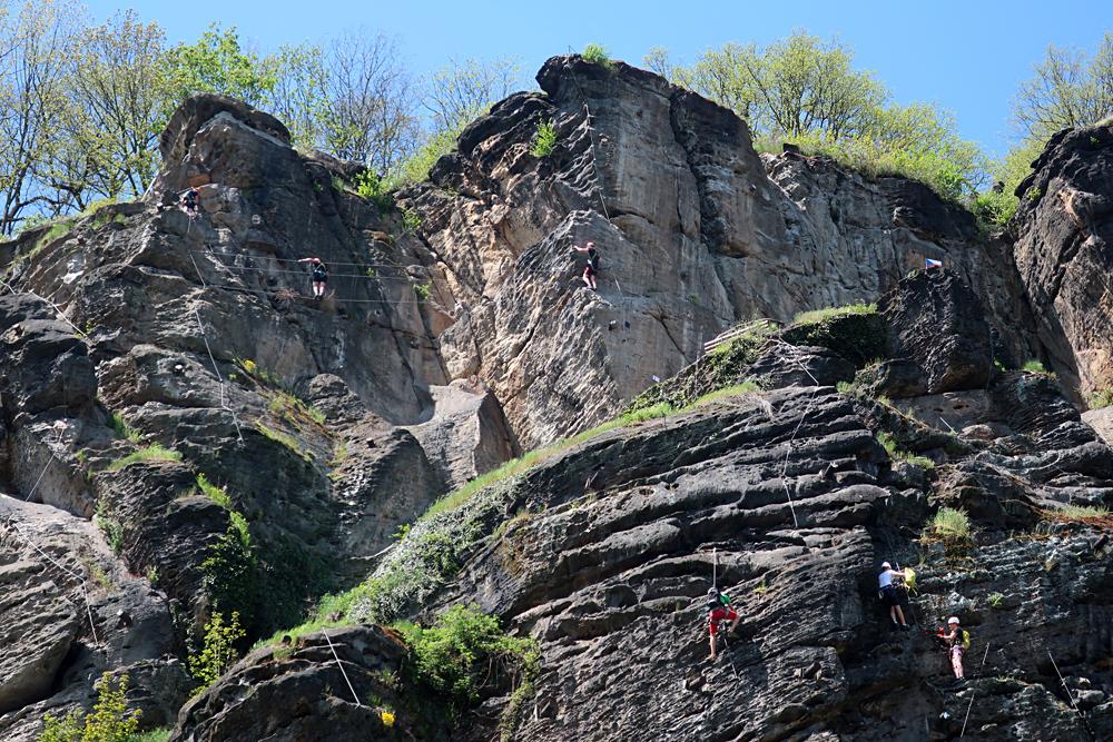 Via ferrata De��n - Part��sk� st�na.