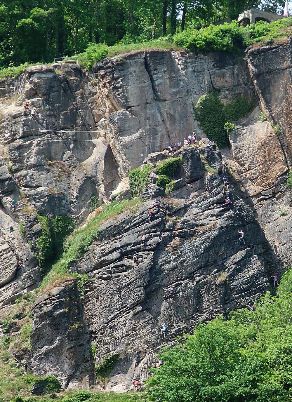Via ferrata De��n - Part��sk� st�na.
